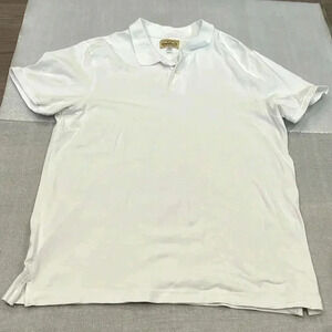 [L]Roebuck&Co White  Polo Shirt